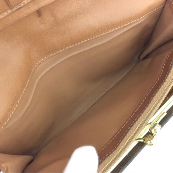 CELINE C Macadam Canvas Leather Long Bifold Wallet /1D1437 - Picture 5 of 8